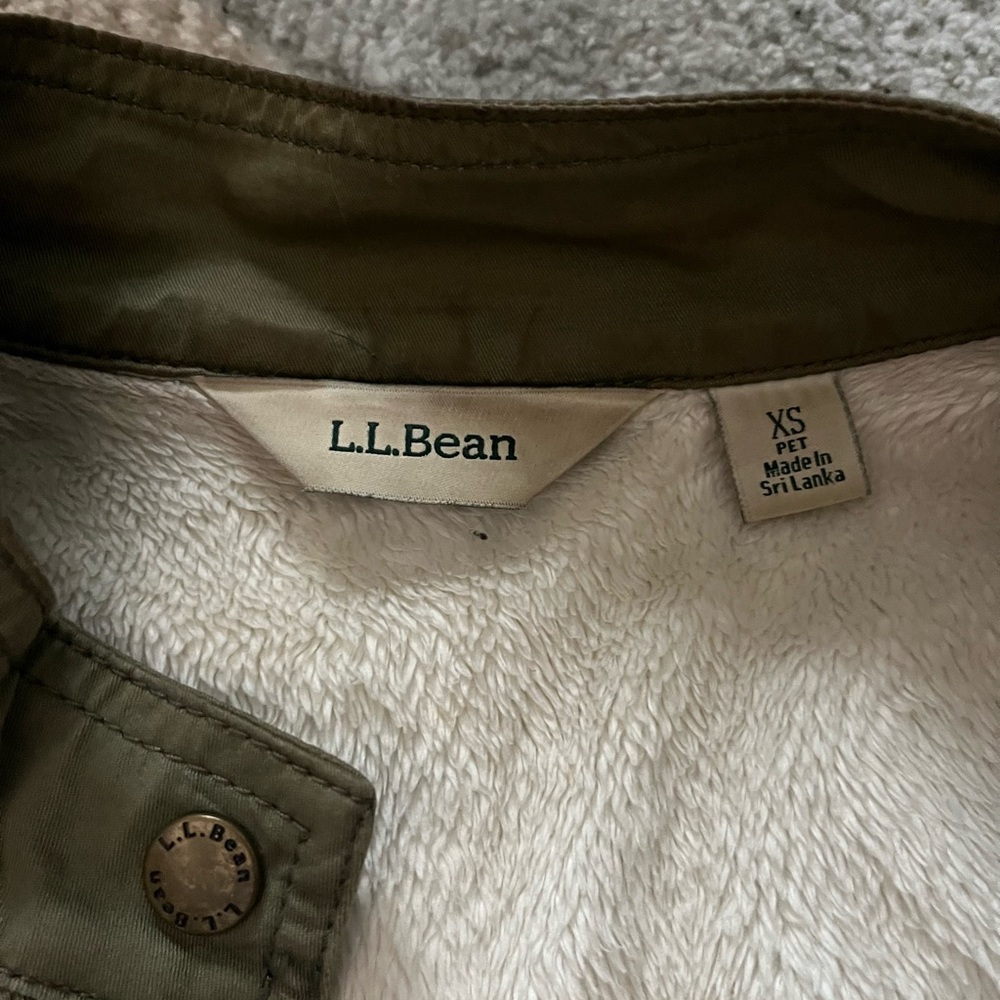 L.L. Bean Plush Lined Army Jacket - image 2